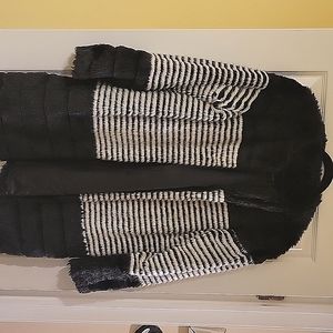 Fake fur coat